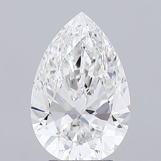3 CT Pear Shape Lab Grown Diamond | Custom Diamond Ring