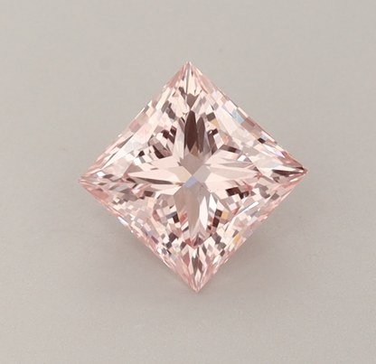 1.00 CT Princess Cut Fancy Orange Lab Grown Diamond VS1 IGI Certified | Perfect Gift Gemstone