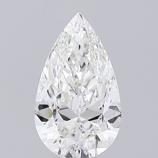 5 CT Pear Lab Grown Diamond | Best For Necklace or Anniversary Gift | Gift for Wife
