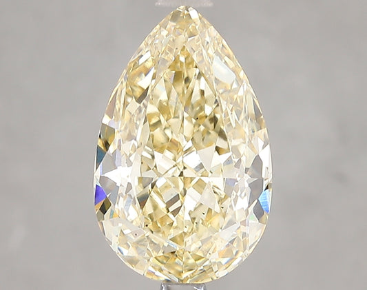 4 CT Yellow Pear Lab Grown Diamond | Best For Necklace or Anniversary Gift | IGI Certified | Best Gift for Wife