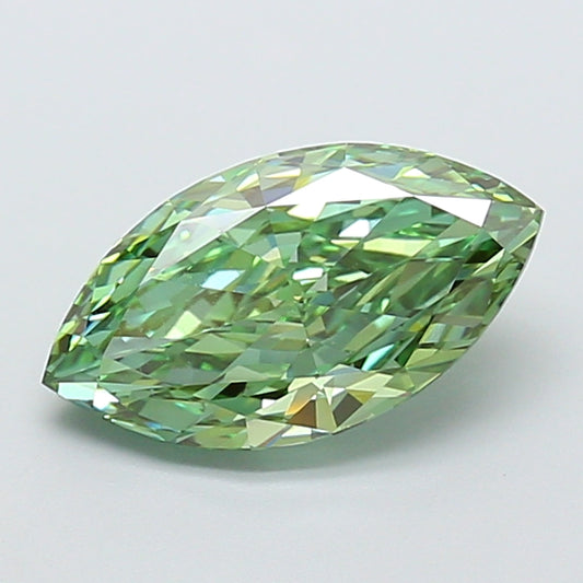 4 CT Vivid Green Marquise Lab Created Diamond For Engagement Ring