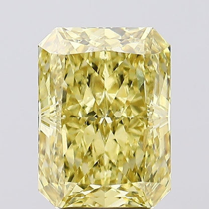 4.64 CT Yellow Radiant Cut Lab Grown Diamond | Best for Engagement Ring or Anniversary Gift | IGI Certified | Best Gift for Man