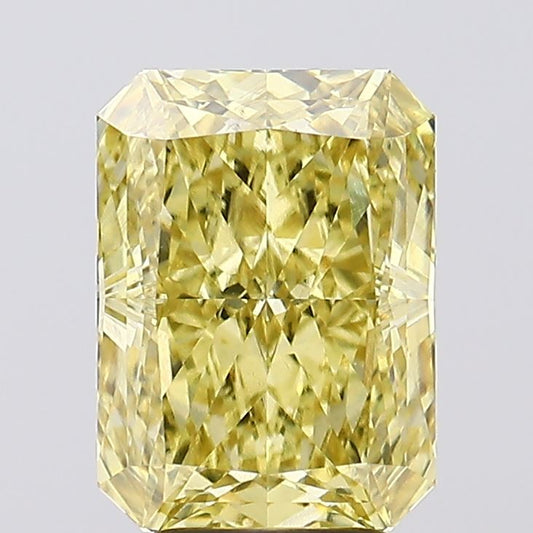 4.64 CT Yellow Radiant Cut Lab Grown Diamond | Best for Engagement Ring or Anniversary Gift | IGI Certified | Best Gift for Man