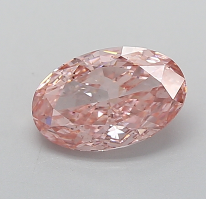 1.19 CT Oval Cut Fancy Pink Lab Grown Diamond SI1 IGI Certified | Perfect for Custom Jewelry