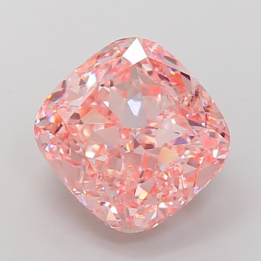 8 CT Pink Square Cushion Cut Lab Made Diamond For Anniversary Diamond Gift | Pendent