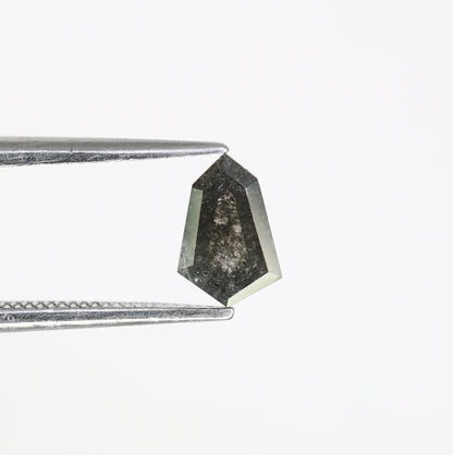 0.59 Carat Shield-Shaped Salt and Pepper Diamond – Striking Loose Gem for Celestial Galaxy Rings - JayKrishna Diamond