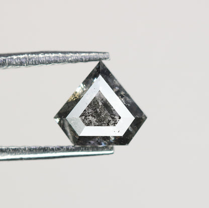 0.75 CT Natural Grey Galaxy Geometric Diamond Shape Salt And Pepper Diamond For Her - JayKrishna Diamond
