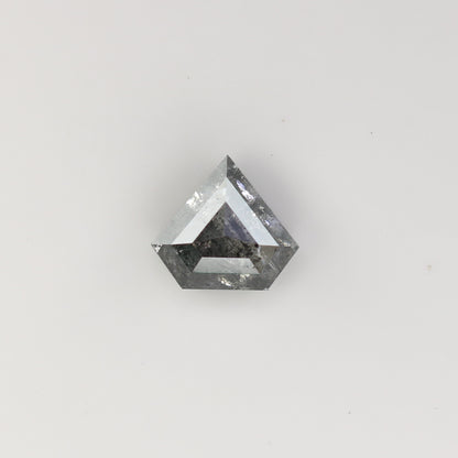 0.75 CT Natural Grey Galaxy Geometric Diamond Shape Salt And Pepper Diamond For Her - JayKrishna Diamond