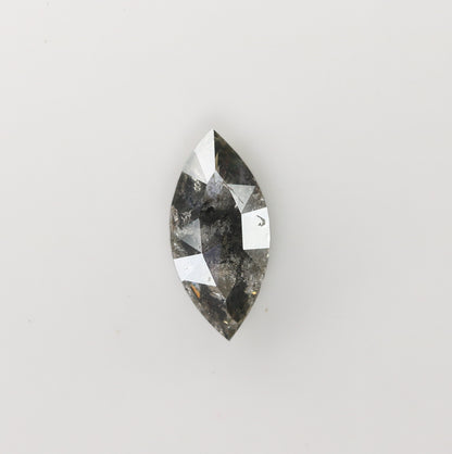 0.77 CT Natural Grey Galaxy Marquise Shape Salt And Pepper Diamond For Her - JayKrishna Diamond