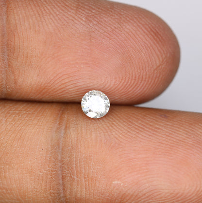 0.32 Carat Natural Salt and Pepper Round Brilliant Cut Diamond – Unique and Sparkling Salt and Pepper Diamond - JayKrishna Diamond
