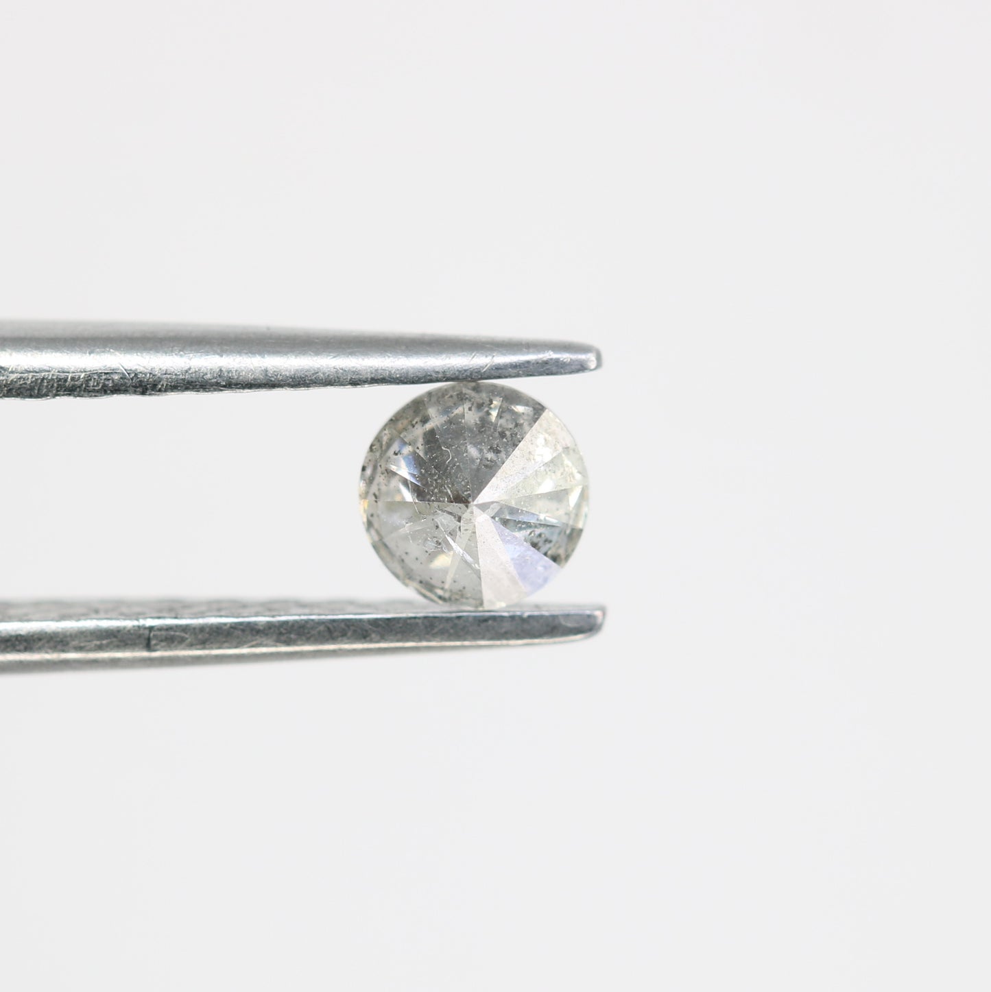 0.32 Carat Natural Salt and Pepper Round Brilliant Cut Diamond – Unique and Sparkling Salt and Pepper Diamond - JayKrishna Diamond