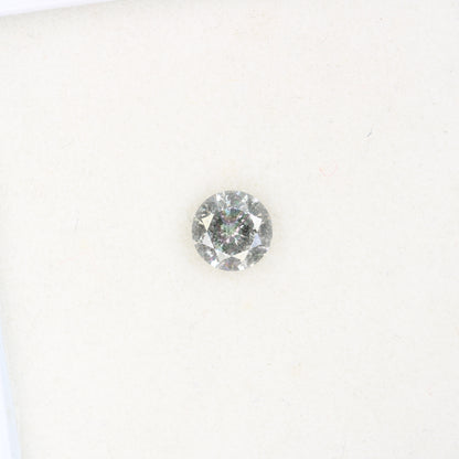 0.51 CT Round Brilliant Cut Salt And Pepper Diamond For Engagement Ring | Gift For Girl Friend | Gift For Wife - JayKrishna Diamond
