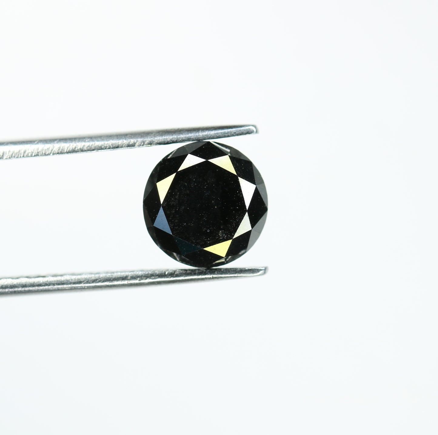 2.58 CT Brilliant Cut Black Round Diamond For Engagement Ring - JayKrishna Diamond