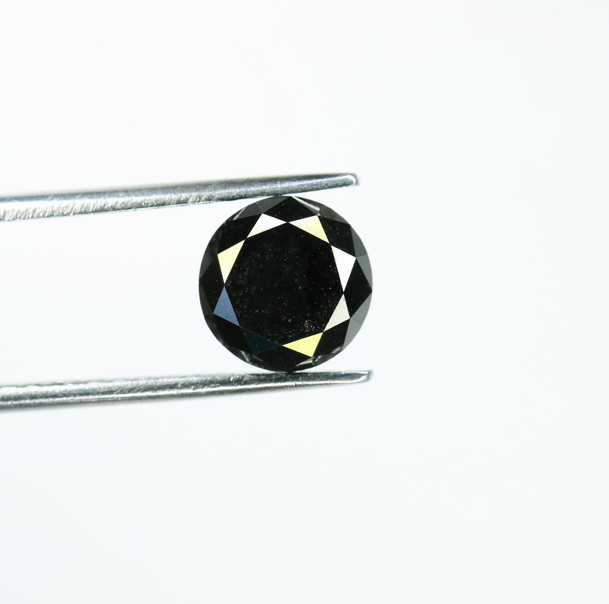 2.58 CT Brilliant Cut Black Round Diamond For Engagement Ring - JayKrishna Diamond