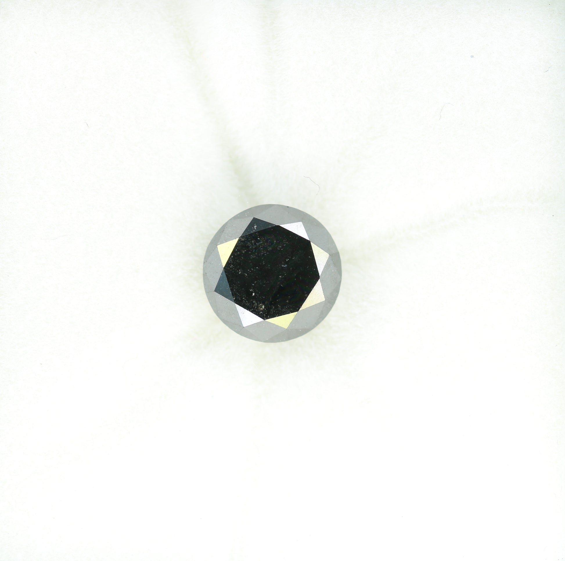 2.58 CT Brilliant Cut Black Round Diamond For Engagement Ring - JayKrishna Diamond