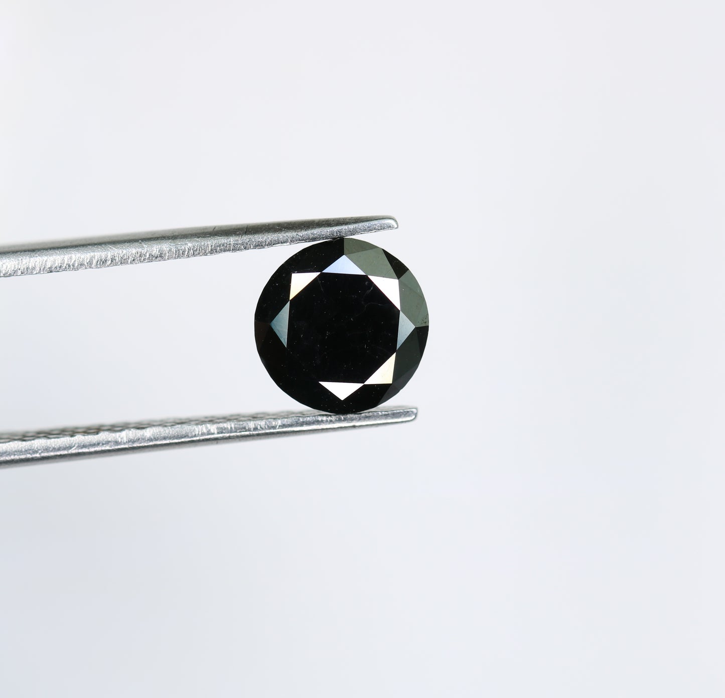1.67 CT Brilliant Cut Black Round Diamond For Engagement Ring - JayKrishna Diamond