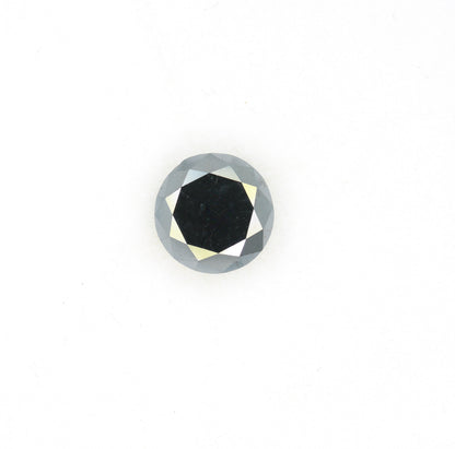 1.67 CT Brilliant Cut Black Round Diamond For Engagement Ring - JayKrishna Diamond