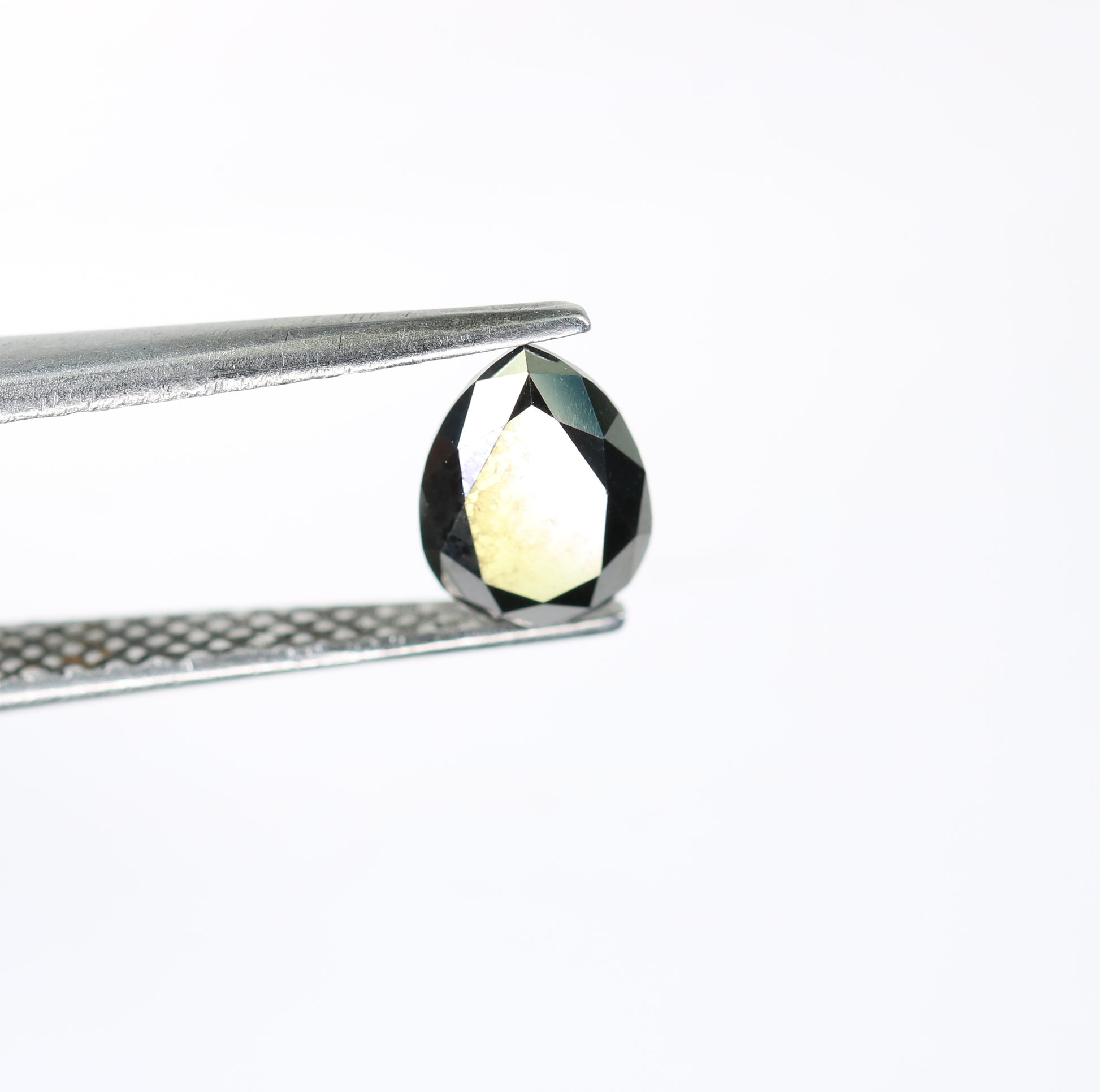 1.48 CT Fancy Black Pear Diamond For Wedding Ring - JayKrishna Diamond