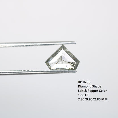 1.56 CT Fancy Salt And Pepper Unique Diamond For Statement Jewelry | Diamond Pendant | Gift For Her - JayKrishna Diamond
