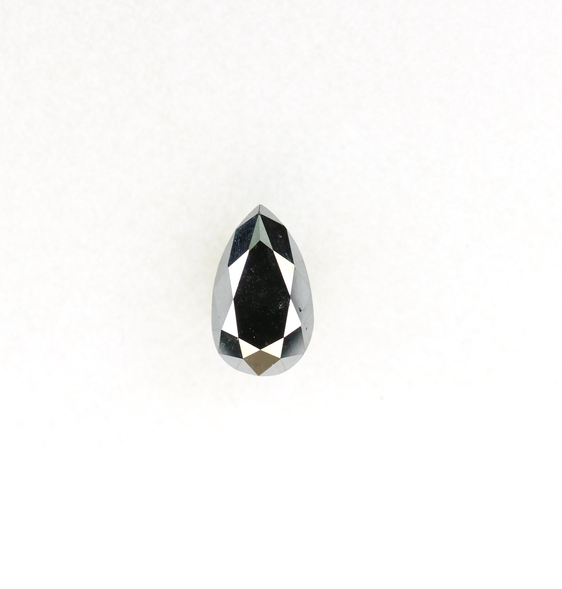 1.18 CT Pear Shape Natural Loose Black Diamond For Wedding Ring - JayKrishna Diamond