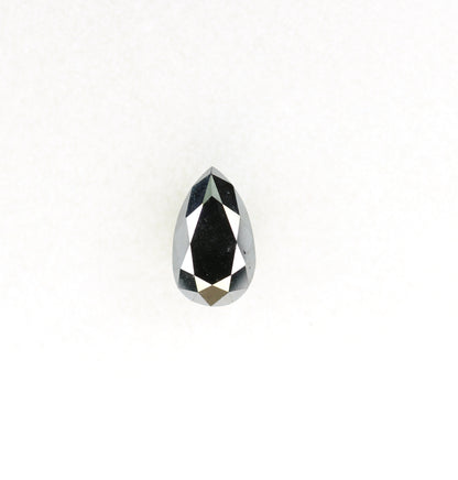 1.18 CT Pear Shape Natural Loose Black Diamond For Wedding Ring - JayKrishna Diamond