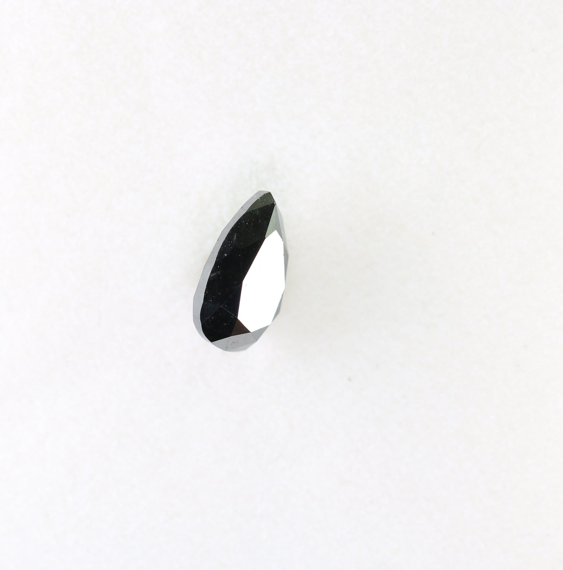 1.18 CT Pear Shape Natural Loose Black Diamond For Wedding Ring - JayKrishna Diamond