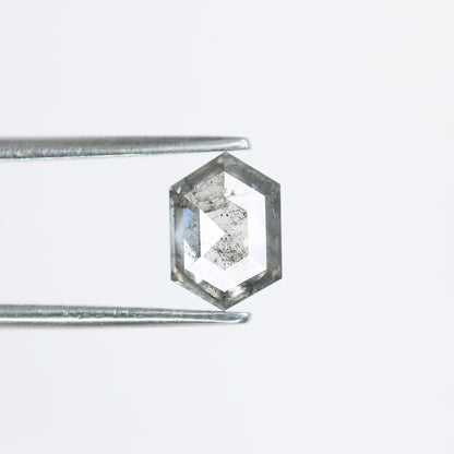 0.99 CT Elongated Hexagon Shape Salt And Pepper Diamond For Proposal Ring | Gift For Girl Friend - JayKrishna Diamond
