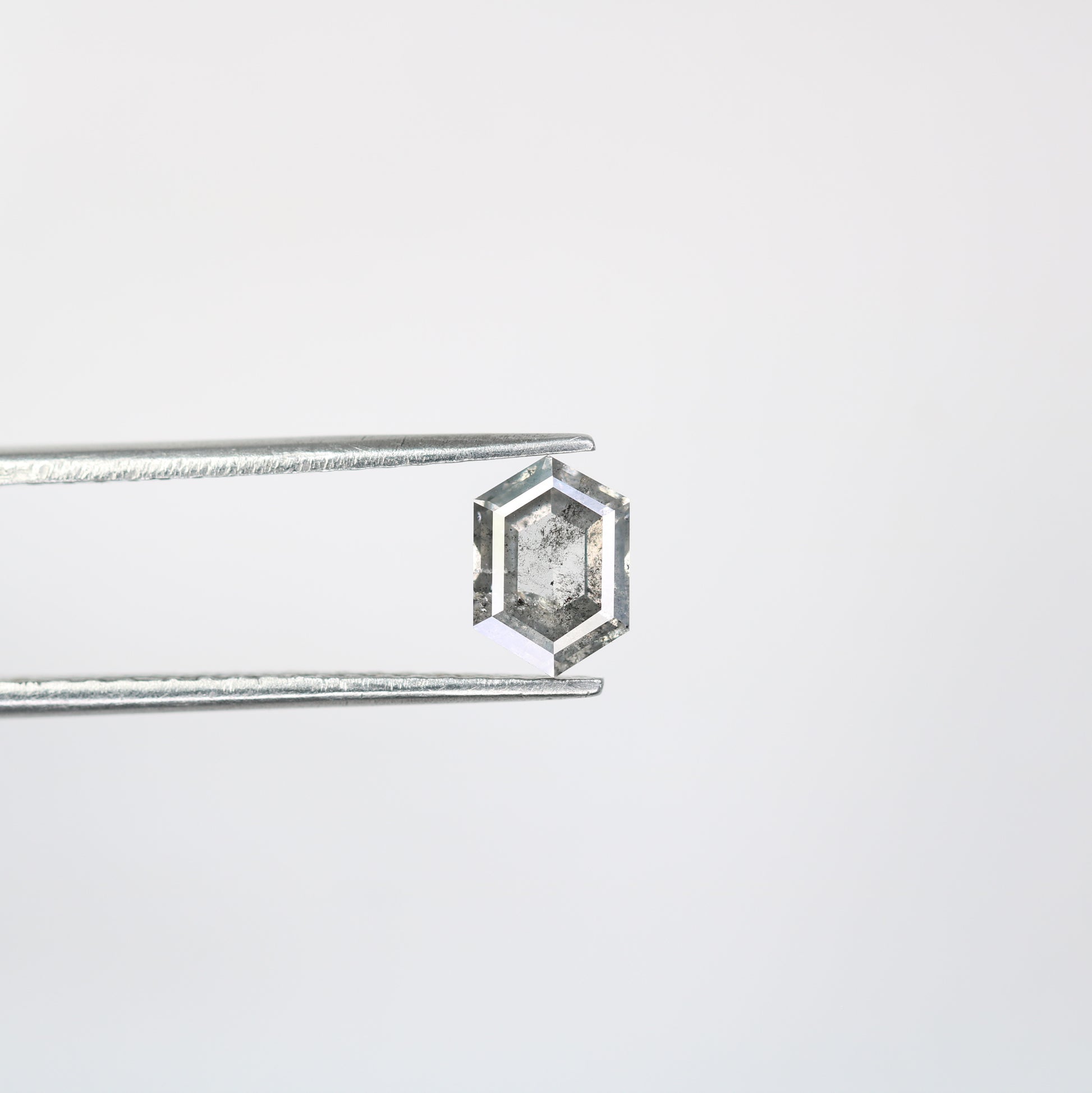 0.99 CT Elongated Hexagon Shape Salt And Pepper Diamond For Proposal Ring | Gift For Girl Friend - JayKrishna Diamond