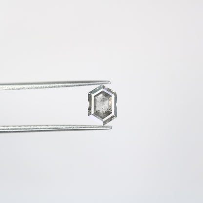 0.99 CT Elongated Hexagon Shape Salt And Pepper Diamond For Proposal Ring | Gift For Girl Friend - JayKrishna Diamond