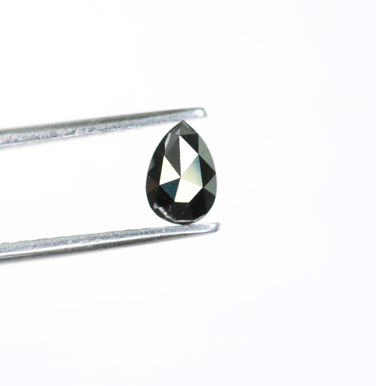 0.51 CT Excellent Cut Black Pear Diamond For Wedding Ring - JayKrishna Diamond