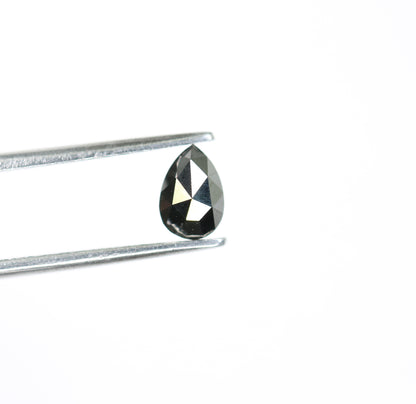 0.51 CT Excellent Cut Black Pear Diamond For Wedding Ring - JayKrishna Diamond