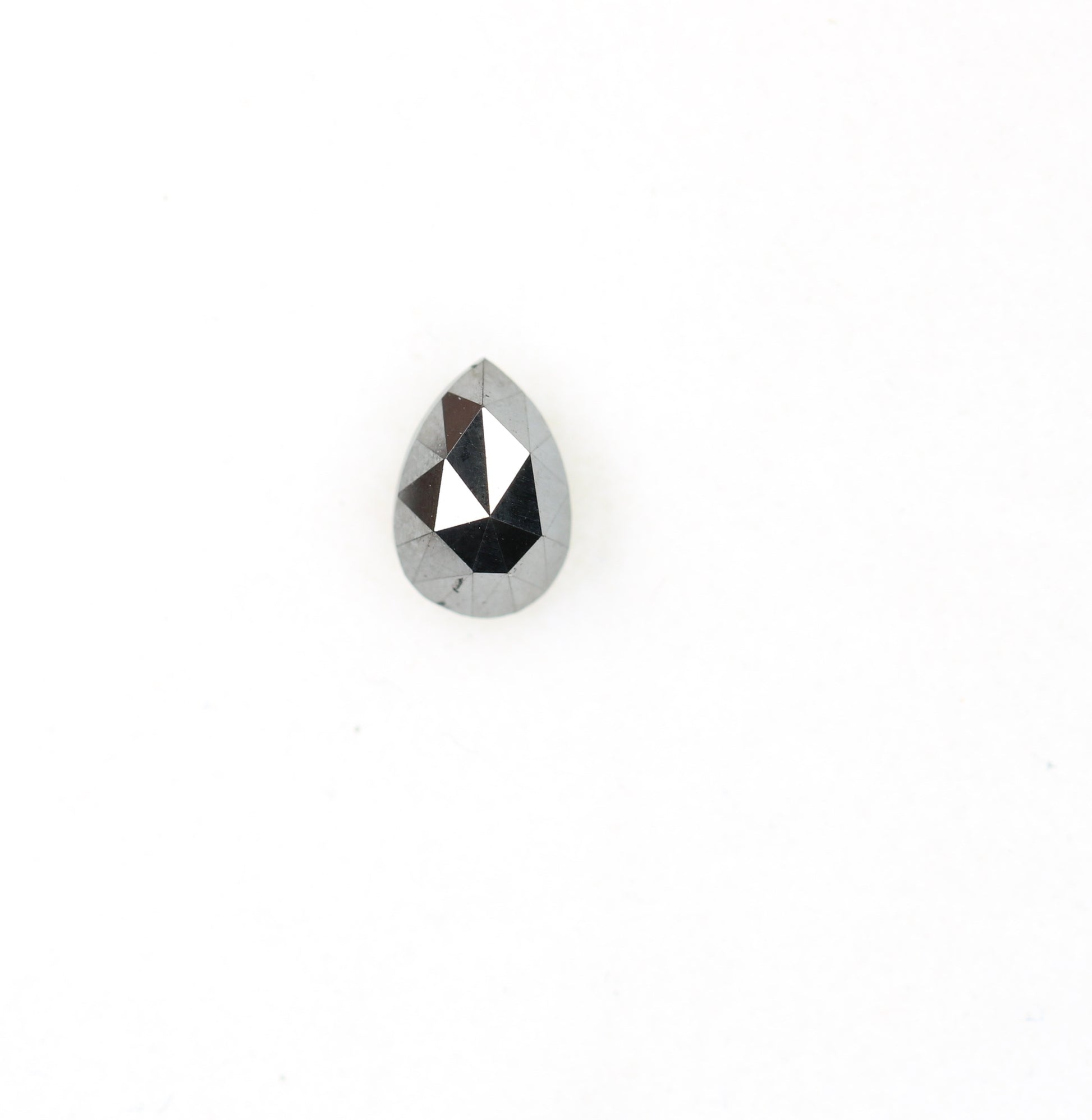 0.51 CT Excellent Cut Black Pear Diamond For Wedding Ring - JayKrishna Diamond