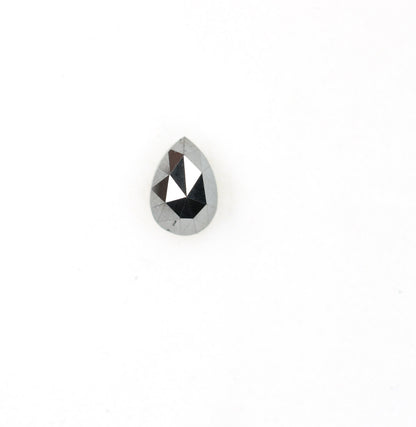 0.51 CT Excellent Cut Black Pear Diamond For Wedding Ring - JayKrishna Diamond