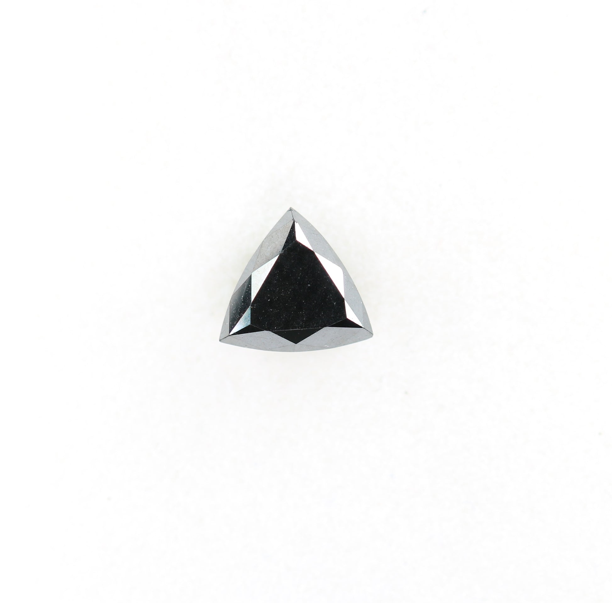1.13 CT Natural Loose Black  Treated Triangle Diamond For Wedding Ring - JayKrishna Diamond