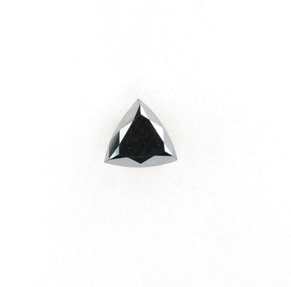 1.13 CT Natural Loose Black  Treated Triangle Diamond For Wedding Ring - JayKrishna Diamond