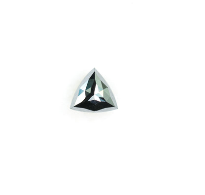 1.13 CT Natural Loose Black  Treated Triangle Diamond For Wedding Ring - JayKrishna Diamond