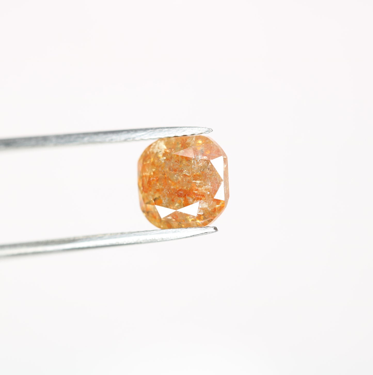 3.46 CT Natural Loose Peach Color Cushion Shape Diamond for Engagement Ring - JayKrishna Diamond