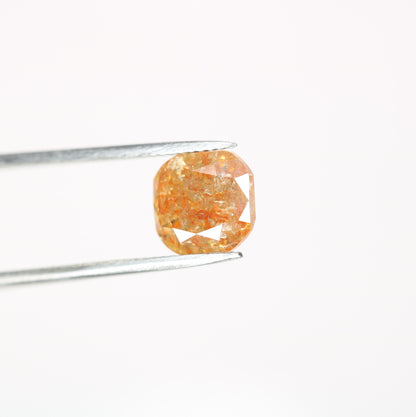 3.46 CT Natural Loose Peach Color Cushion Shape Diamond for Engagement Ring - JayKrishna Diamond