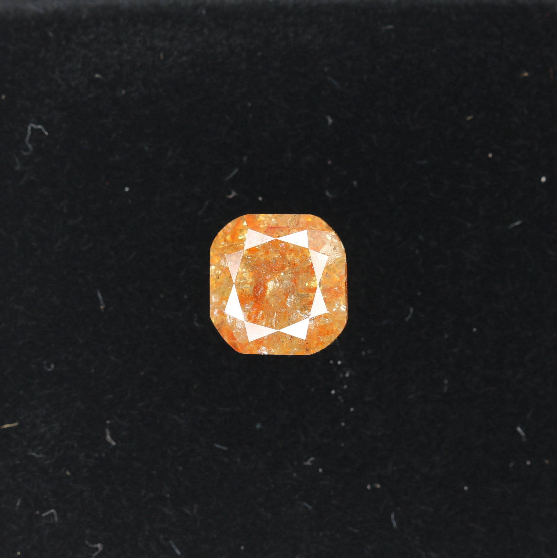 3.46 CT Natural Loose Peach Color Cushion Shape Diamond for Engagement Ring - JayKrishna Diamond