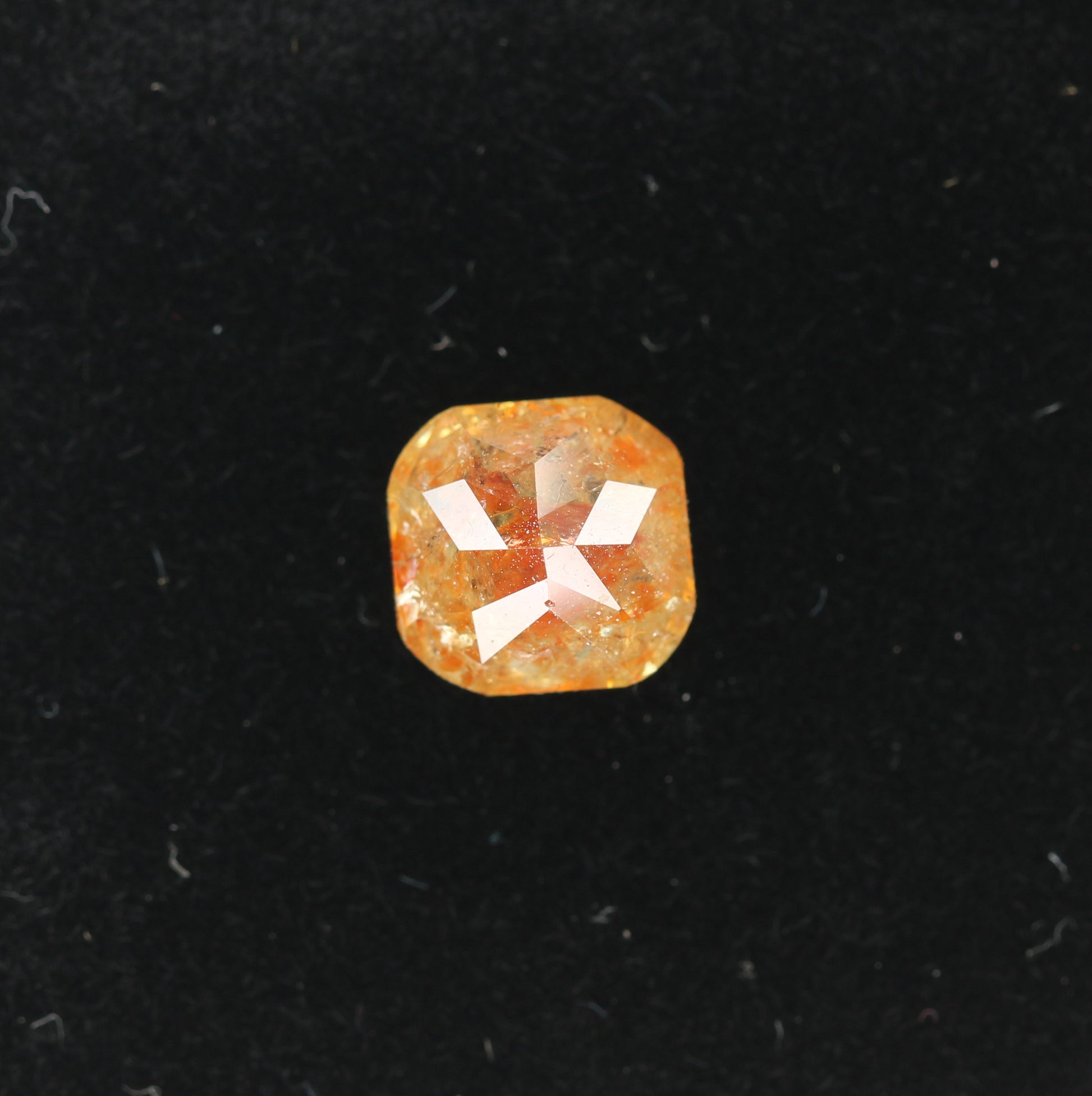 3.46 CT Natural Loose Peach Color Cushion Shape Diamond for Engagement Ring - JayKrishna Diamond