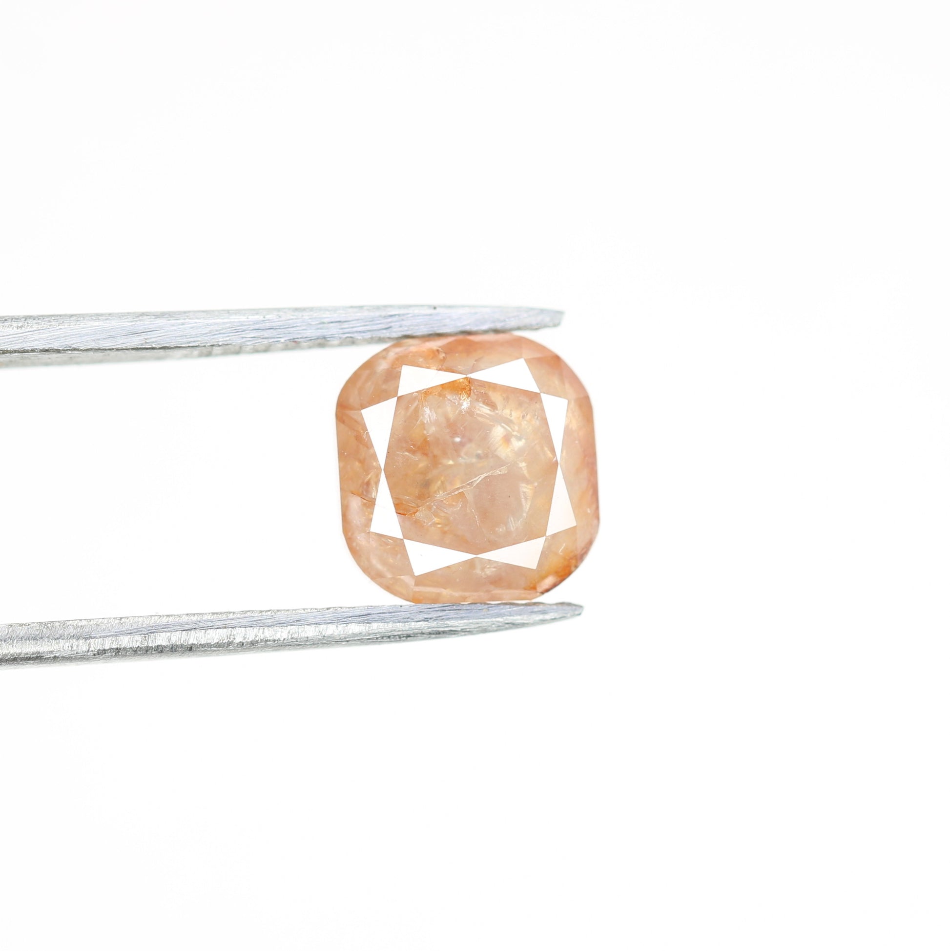 2.85 CT Natural Loose Peach Color Cushion Shape Diamond for Engagement Ring - JayKrishna Diamond