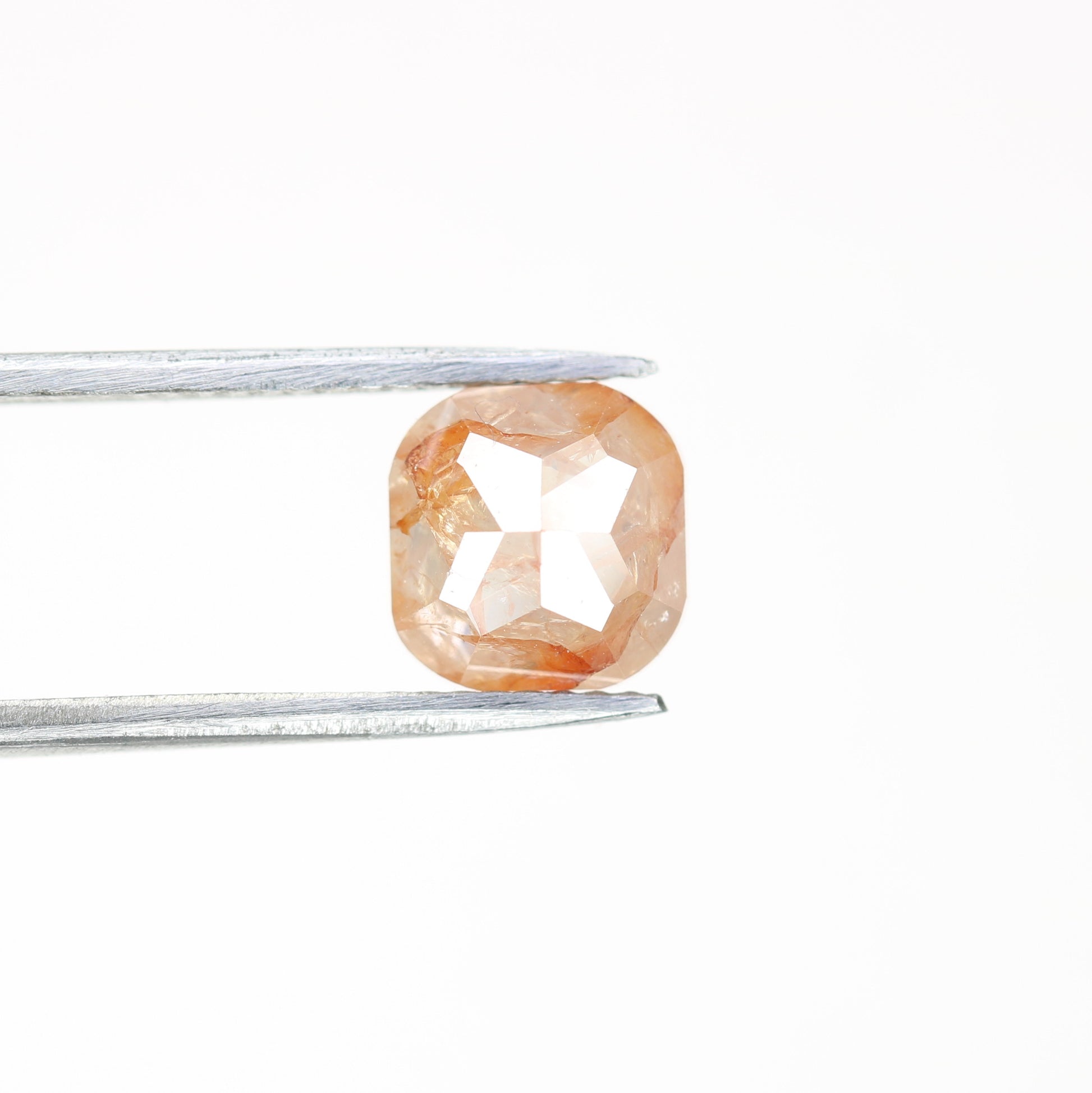 2.85 CT Natural Loose Peach Color Cushion Shape Diamond for Engagement Ring - JayKrishna Diamond
