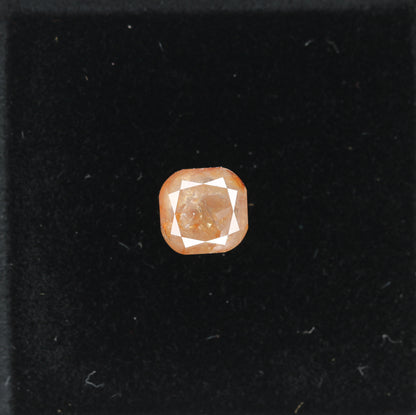2.85 CT Natural Loose Peach Color Cushion Shape Diamond for Engagement Ring - JayKrishna Diamond