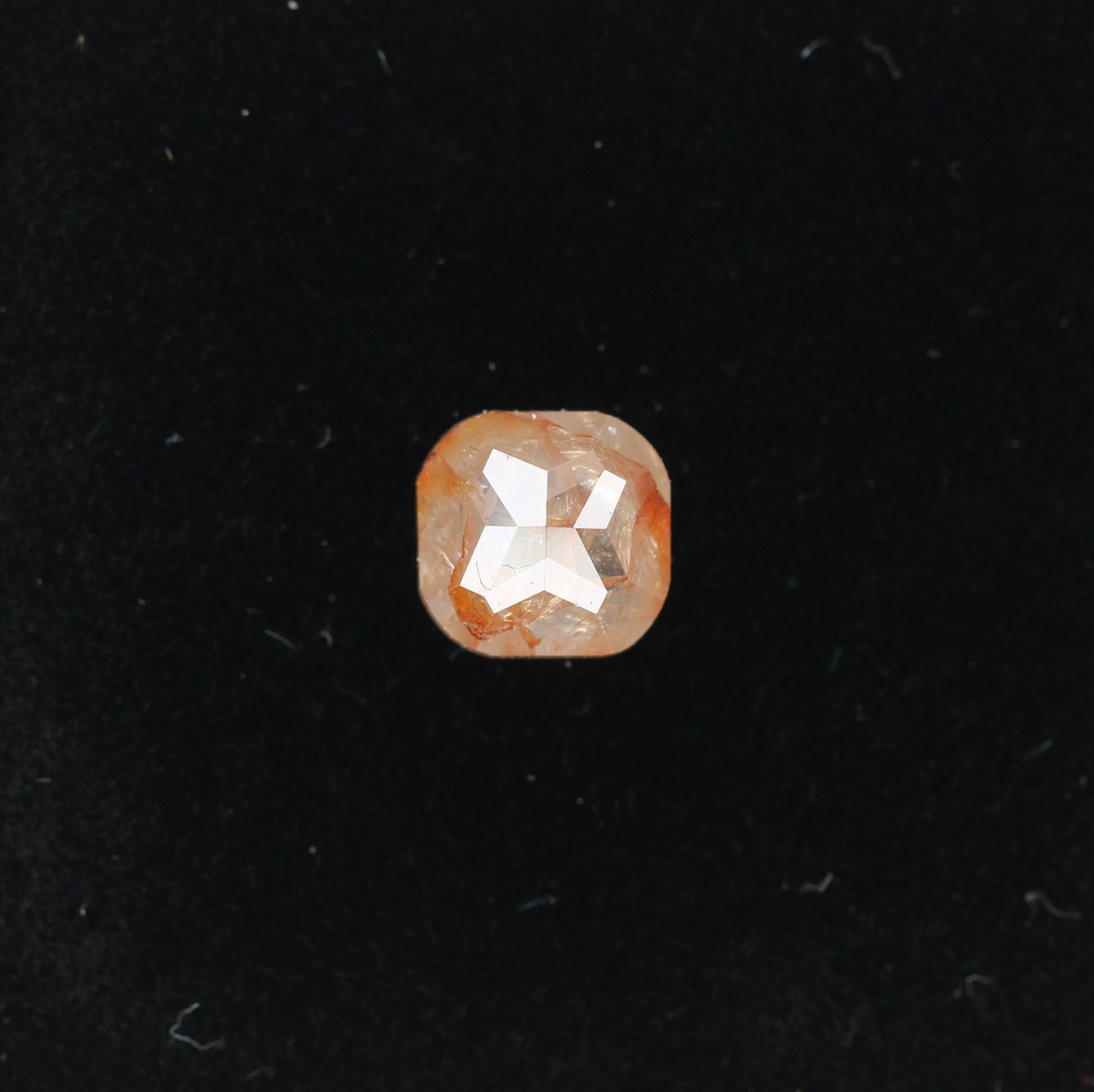 2.85 CT Natural Loose Peach Color Cushion Shape Diamond for Engagement Ring - JayKrishna Diamond