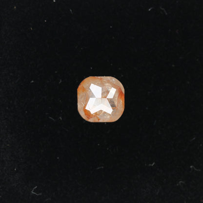 2.85 CT Natural Loose Peach Color Cushion Shape Diamond for Engagement Ring - JayKrishna Diamond