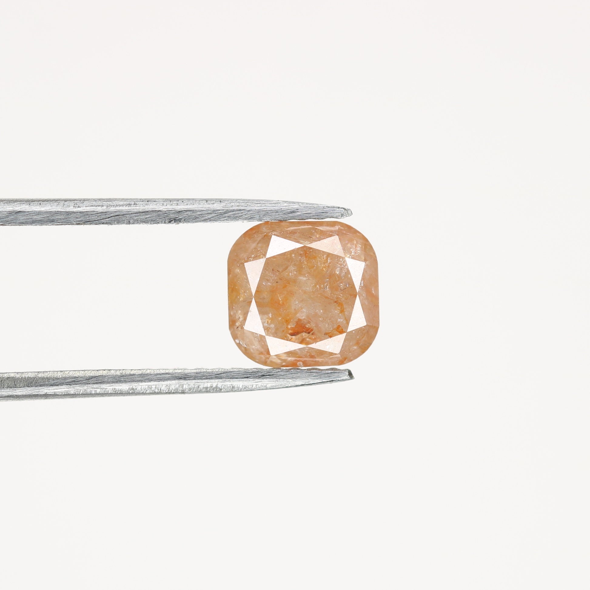 1.84 CT Natural Loose Peach Color Cushion Shape Diamond for Engagement Ring - JayKrishna Diamond