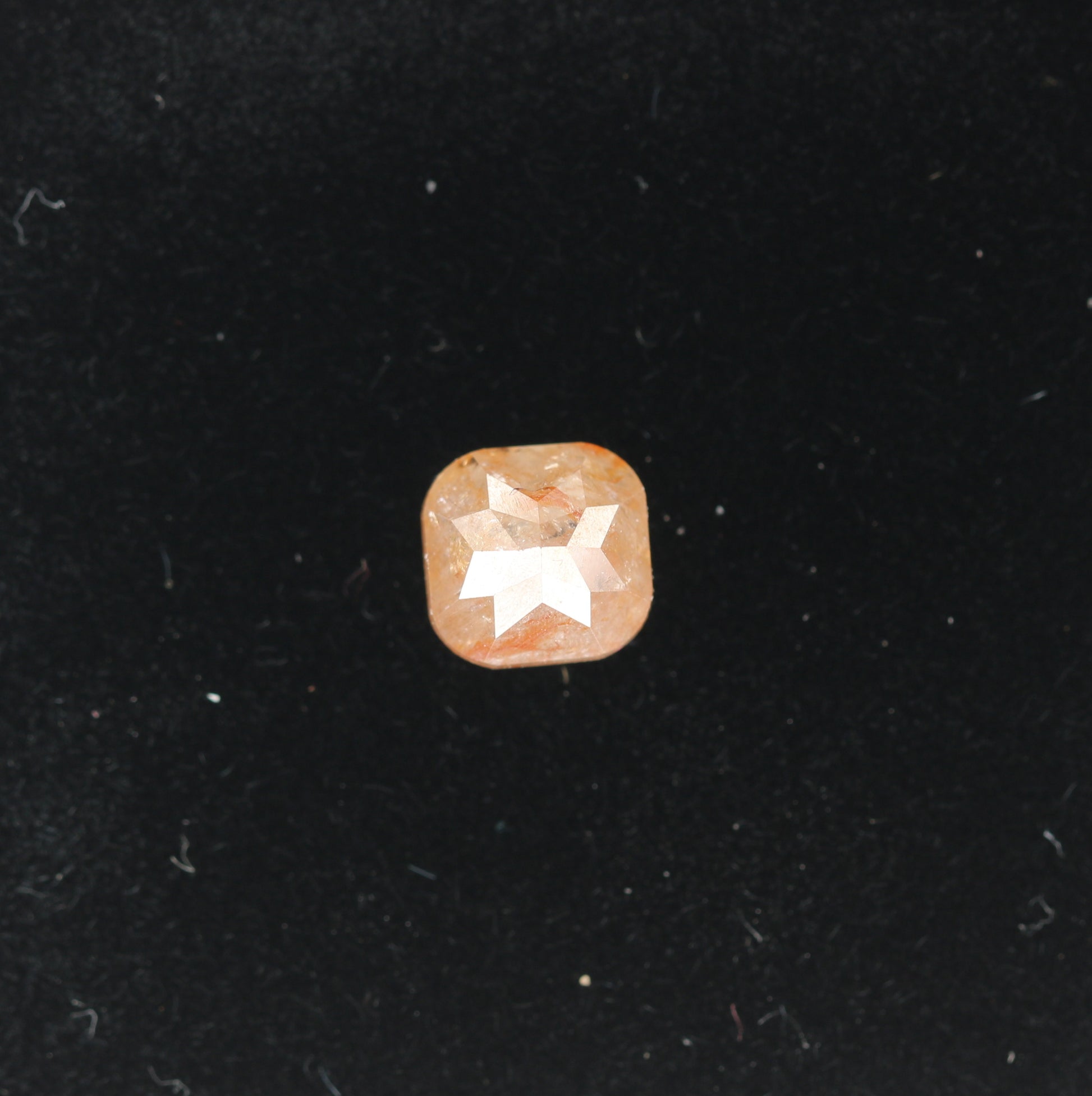 1.84 CT Natural Loose Peach Color Cushion Shape Diamond for Engagement Ring - JayKrishna Diamond