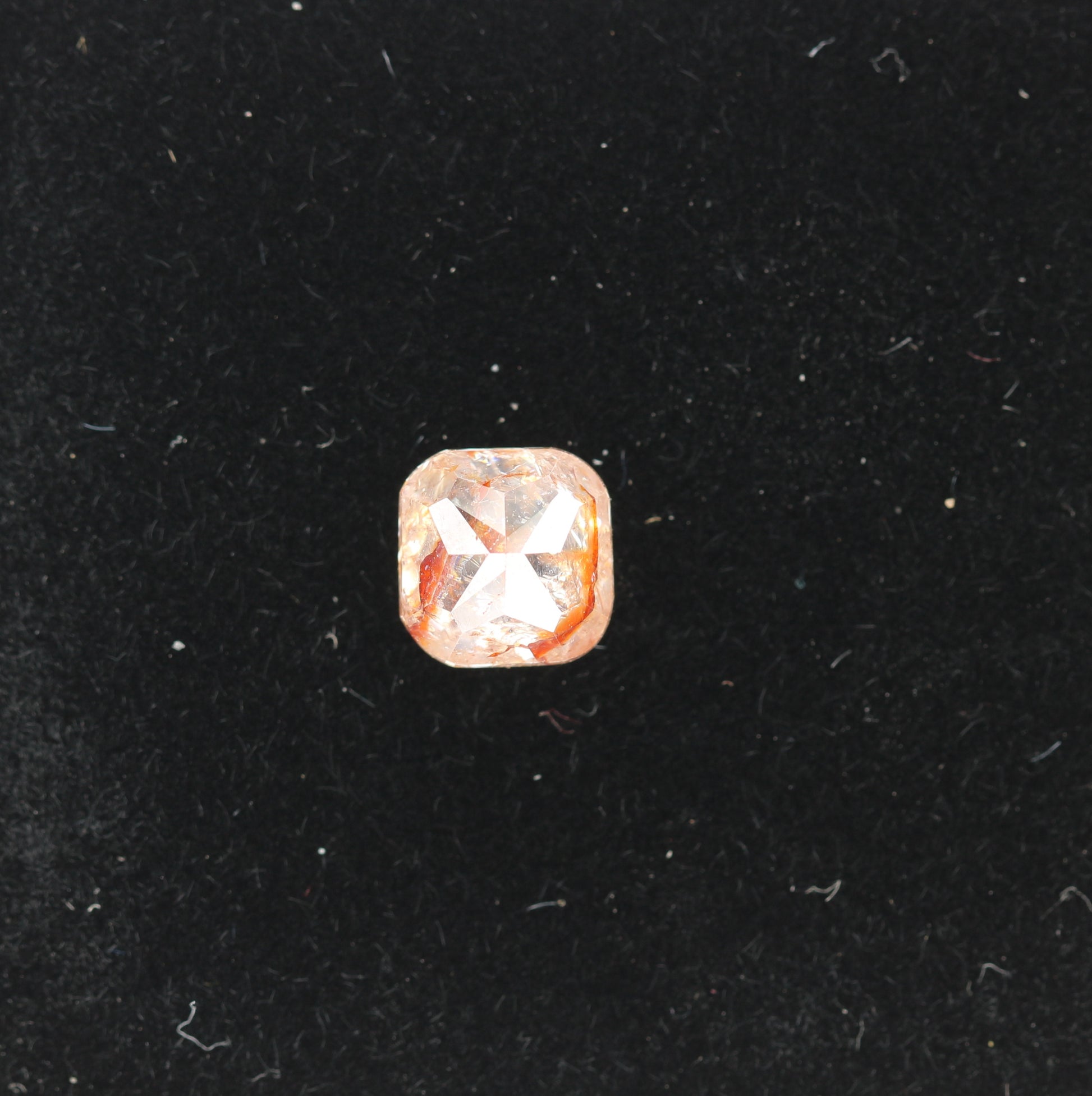 1.69 CT Natural Loose Peach Color Cushion Shape Diamond for Engagement Ring - JayKrishna Diamond