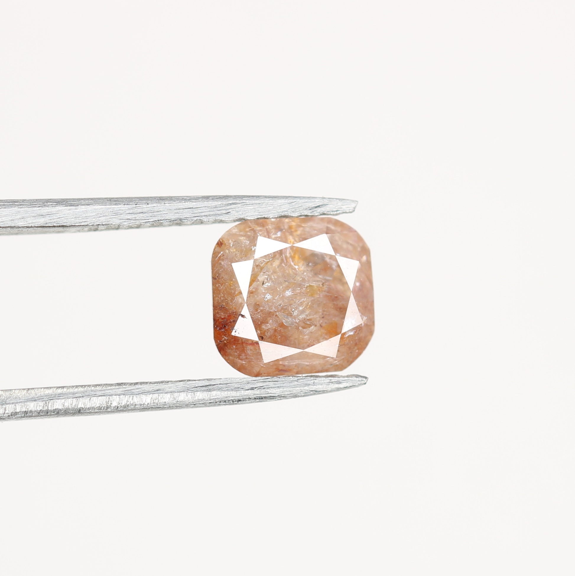 1.31 CT Natural Loose Peach Color Cushion Shape Diamond for Engagement Ring - JayKrishna Diamond