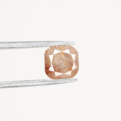 1.31 CT Natural Loose Peach Color Cushion Shape Diamond for Engagement Ring - JayKrishna Diamond